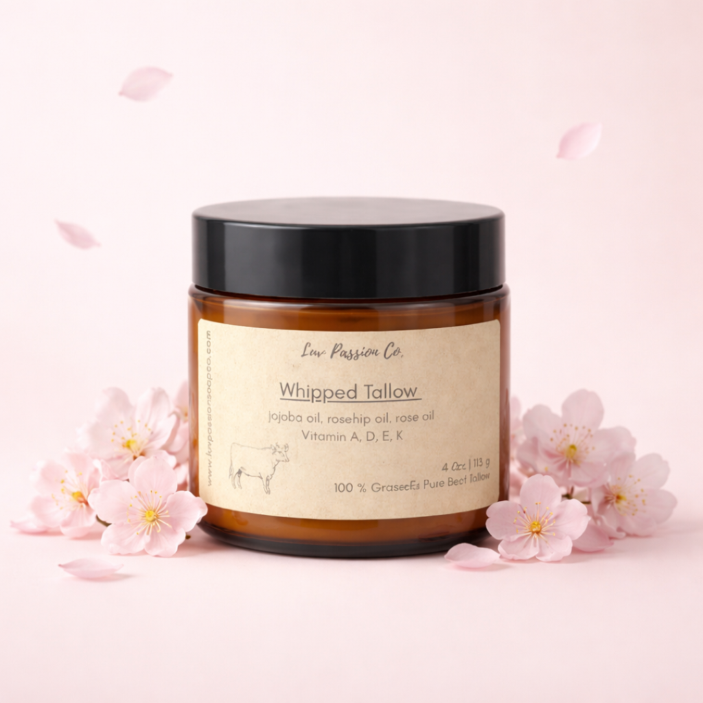 Whipped Rose Face Tallow