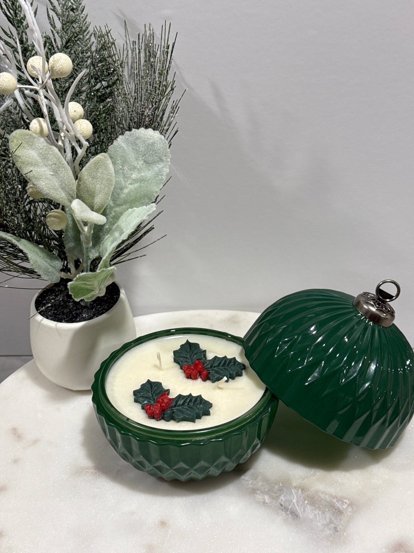Holiday Ornament Candle
