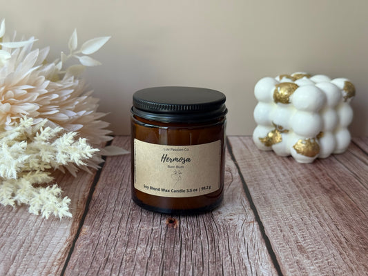 Hermosa - Soy Candle                                                     (3.5 oz & 7 oz)                                   Bum Bum