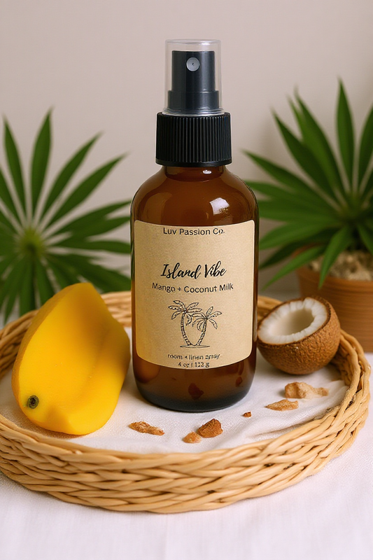 Island Vibe Room + Linen Spray      ( 2oz & 4oz )                                   Mango | Coconut Milk