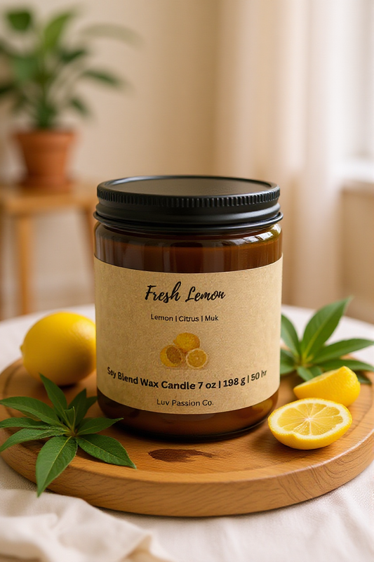 Fresh Lemon - Candle                                                                            Lemon | Citrus | Musk