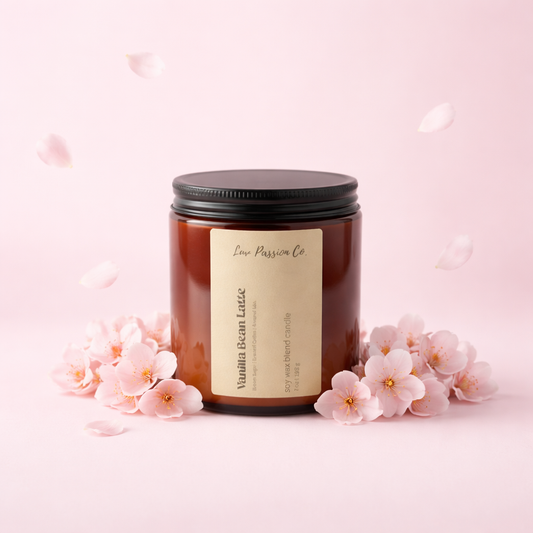 Vanilla Bean Latte - Candle           Brown Sugar | Brewed Coffee| Almond Milk