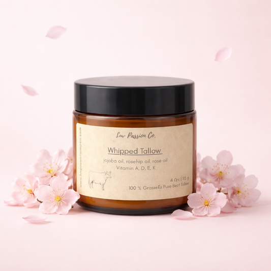 Whipped Rose Face Tallow