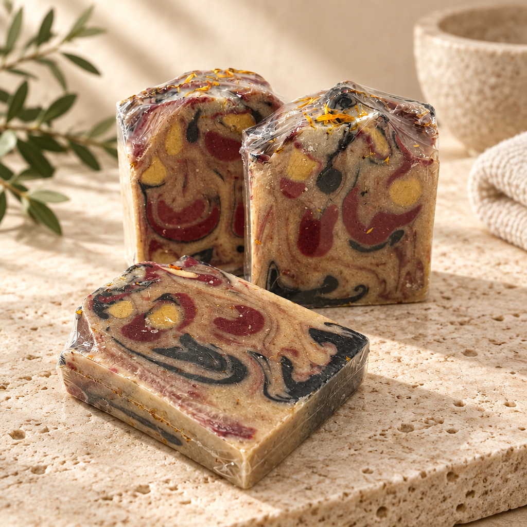 Amber & Cashmere | Tallow & Goat Milk Soap Bar